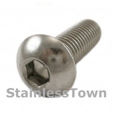 Button Head Metric 6mm x 1.0 x 35mm STAINLESS